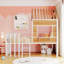 Lit mezzanine simple avec toit et échelle Loda-1655796604