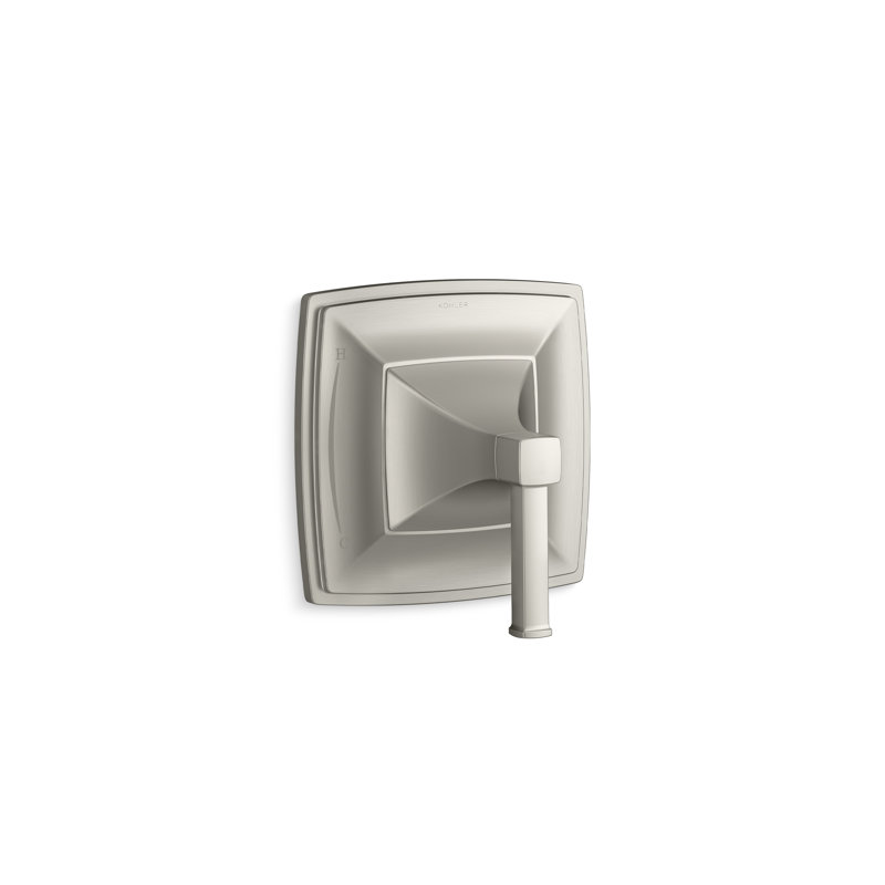 Riff Tone Rite-Temp Pressure-Balancing Valve Trim, Vibrant Brushed Nickel