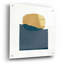  «Buoyant Dark» par Mike Schick, art mural en verre acrylique, 24 po x 24 po