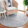 Hodgson Hand Tufted Wool/Viscose Floral Rug in Blue/Ivory