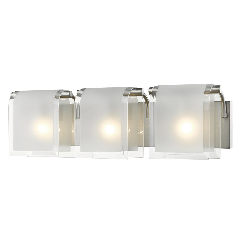 Guimond 3 - Light Dimmable Vanity Light, Brushed Nickel
