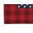 Star Spangled Banner Gingham Low Profile Kitchen Mat-366784022-366784021