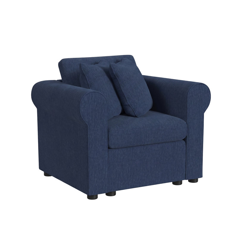 Fauteuil d'appoint 32 po Lockheart - bleu, Bleu