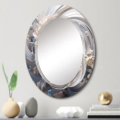 Ravensara - Miroir mural moderne ovale