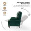 Fauteuil inclinable manuel en cuir véritable Adeesa-974225413