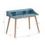 Bureau d'écriture en bois avec huche