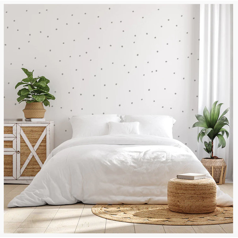 Abstract Non-Wall Damaging Wall Decal, Warm Gray