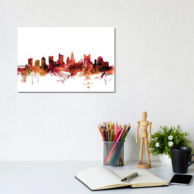 Columbus, Ohio Skyline by Michael Tompsett - Wrapped Canvas Gallery-Wrapped Canvas Giclée