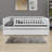 Wood Daybed With Trundle And Fence Guardrails-1255927857