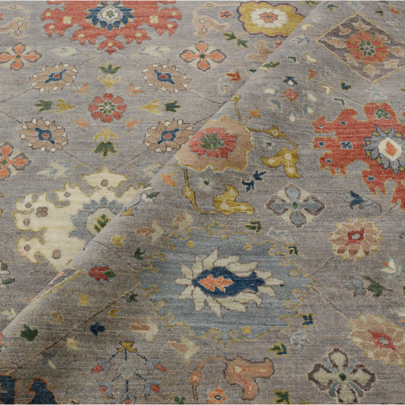 Traditional One-of-a-Kind Rectangle 8'10" X 12'1" Hand Knotted Area Rug