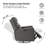 Nurbanu 29.5"W Transitional Genuine Leather Swivel Rocker Power Recliner with USB Ports-135445197