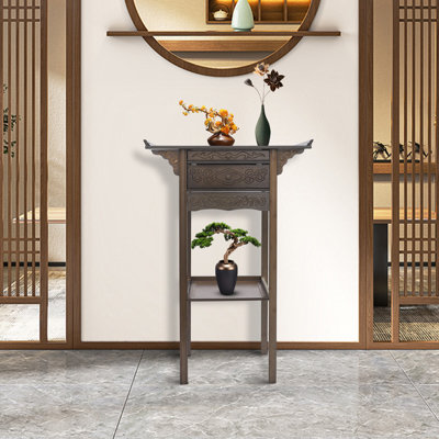 Altar Table With Drawers by Fleur De Lis Living