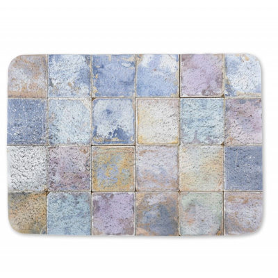Cielo Patchwork Bath Mat