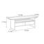 Table basse luxueuse en noyer noir clair