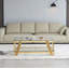 Table basse rectangulaire 47,50 "en acier inoxydable-943763801