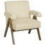 Chaise d'appoint avec siège large et accoudoirs rembourrés-1938468195