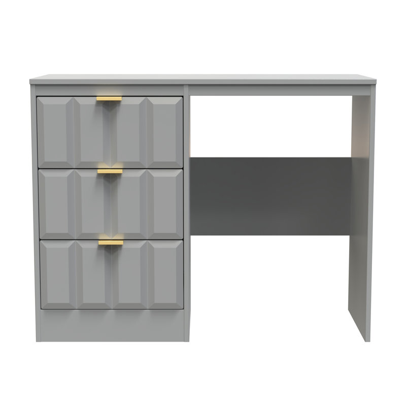 Besian 3 Drawer Vanity (Ready Assembled), Dusk Grey