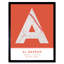 Al Basrah City Map Al Basrah Iraq City Map - Single Picture Frame Typography