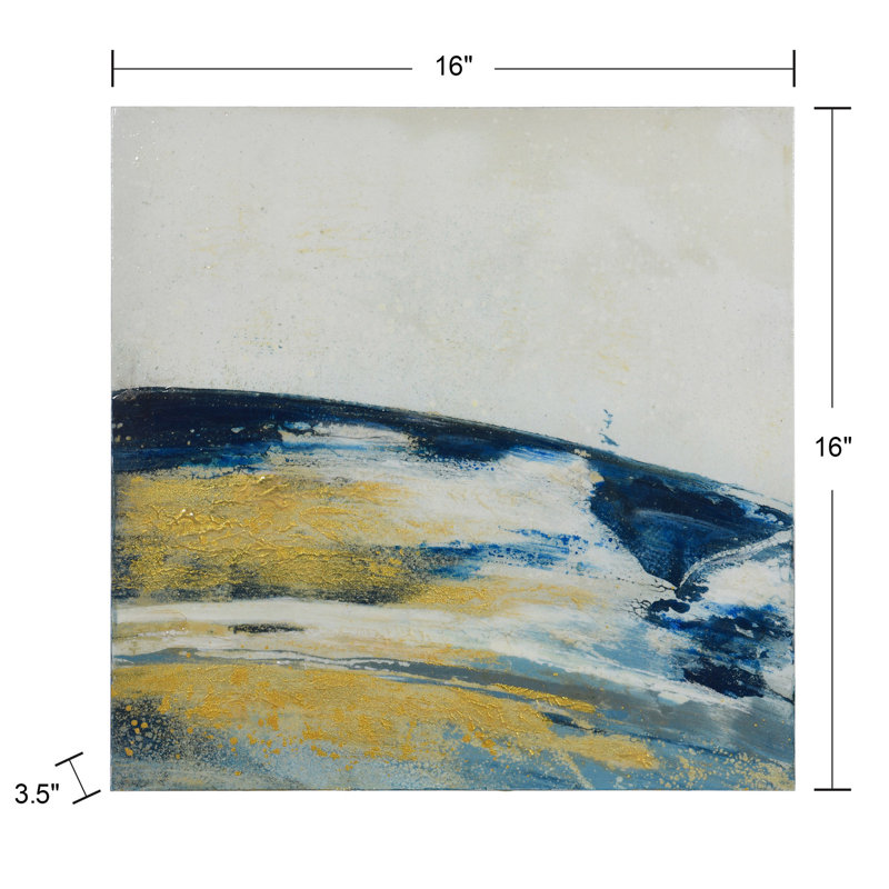 Austin Allen James - Abstract Acrylic Painting 8 - 16" x 16" - Frameless