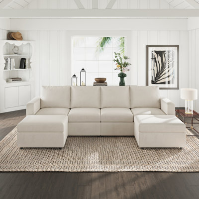 Rafael 4-Seater Modular Sofa Couch Upholstered Storage Sectional Sofa