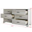 Commode 6 tiroirs Helton