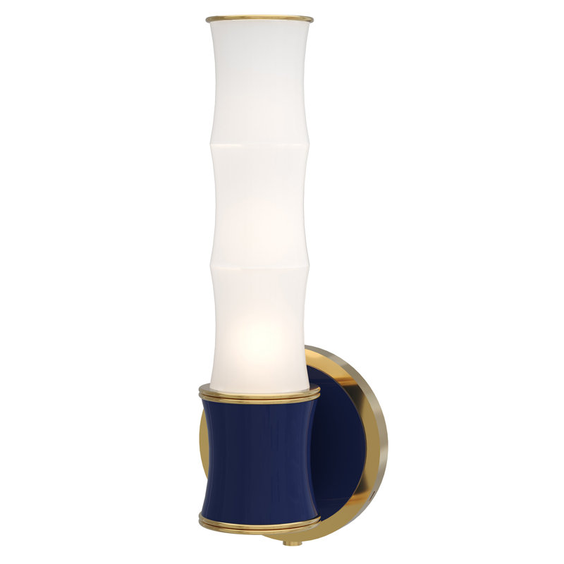 Kane Wall Sconce, Midnight Blue/Gold