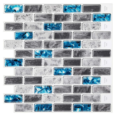 12'' W x 12'' L Vinyl Peel and Stick Mosaic Tile