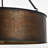 Luyster 5-Light Dimmable Steel Drum Chandelier