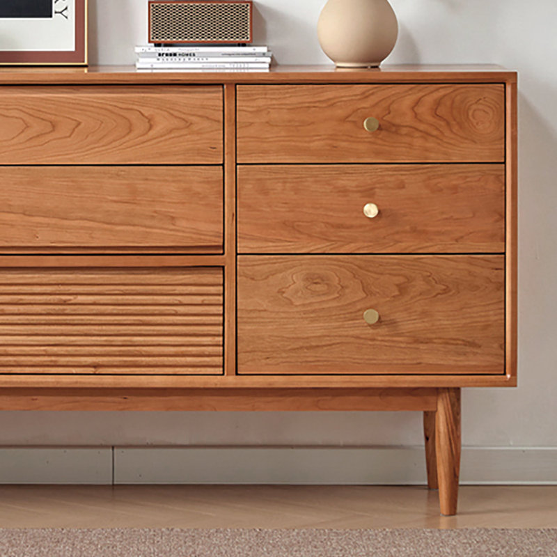Chic Design Sideboard, Burly Wood, 31.5" H x 63" W x 15.7" D