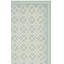 Tapis bleu en laine crocheté à la main Hollander-21274187
