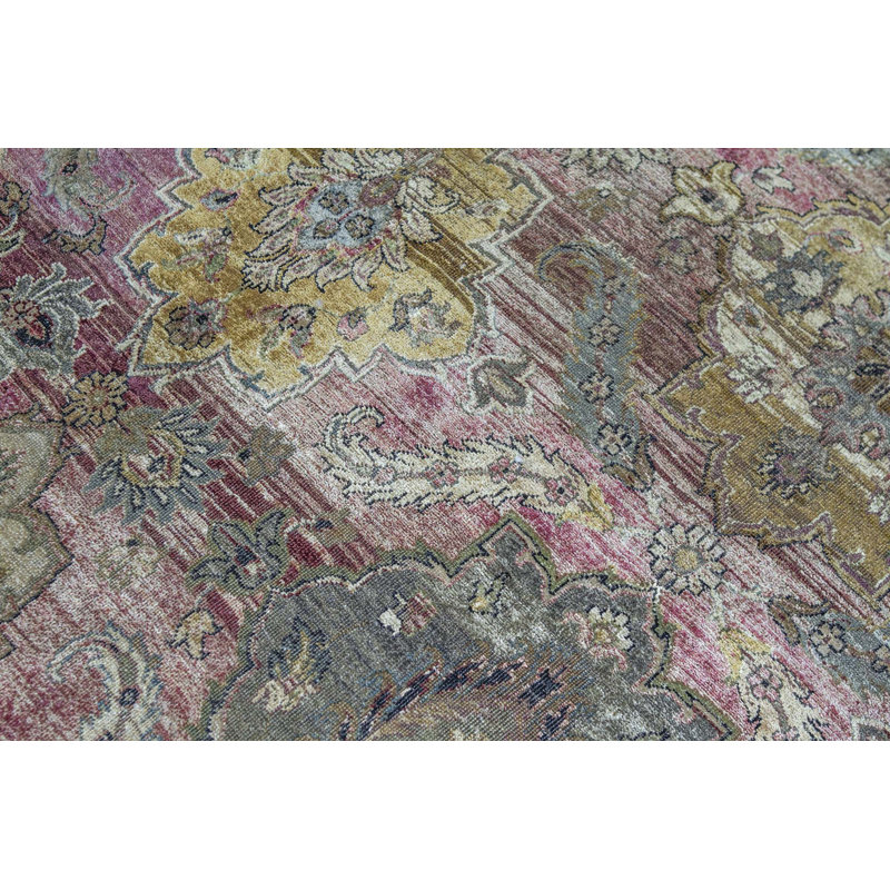Hand-Knotted High-Quality Red and Black Area Rug