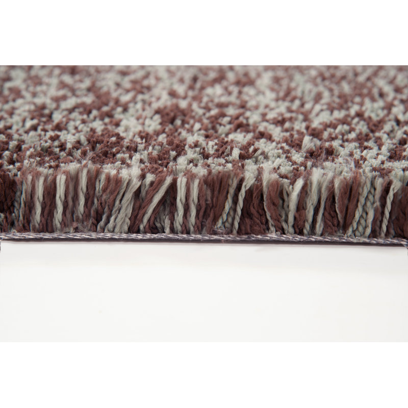 Tapis de zone chocolat touffeté fait main Hotchkiss, Rond 3 pi