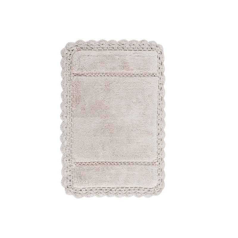 Tapis pour salle de bain Meaghan, Beige