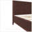 King Size Wooden Canopy Platform Bed with Support Slats, Elegant Fluted Design and Sturdy Frame-1157839388-1157839386