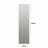 59x16 Inch Rectangular Full Length Wall Mirror