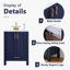 Meuble-lavabo simple autoportant moderne de 61 cm (24 po) avec dessus en céramique-911480274-911480275