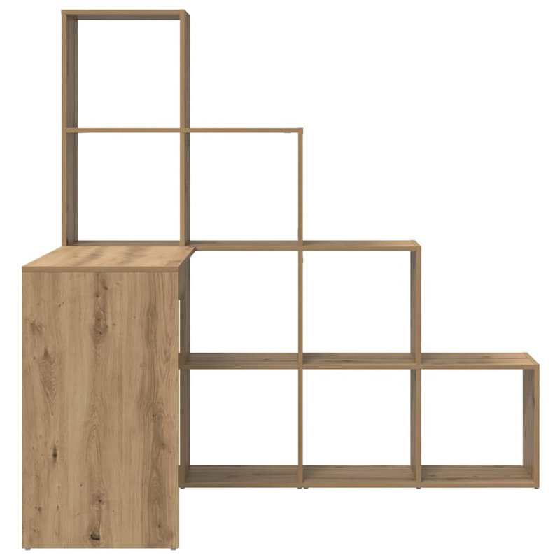 L-Shaped Computer Desk, Artisan Oak