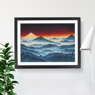 Seductive Mountain Forest - Framed Print