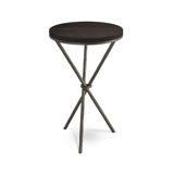 Alicia Oak Pedestal End Table