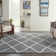 Custom Aaleigha Geometric Shag Gray Area Rug