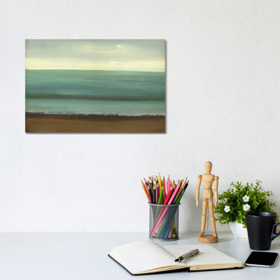 Calm Sea by Caroline Gold - Wrapped Canvas Painting