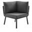 Canapé modulaire d'extérieur en aluminium 4 pièces Riverside par Modway-1500155844-1500153979