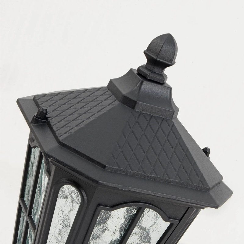 Luminaire en aluminium avec crépuscule et crépuscule, Noir