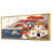 Toile avec cadre flottant or