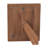 Decorative Acacia Wood Picture Frame for Entryway Display - Two Tone Photo Frame for Bedroom, Living Room, or Side Table - White & Brown-1682709476