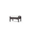 Barcelo Rattan Club Ottoman with Cushion-1609215526