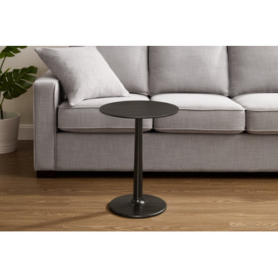 Solid Wood Pedestal End Table