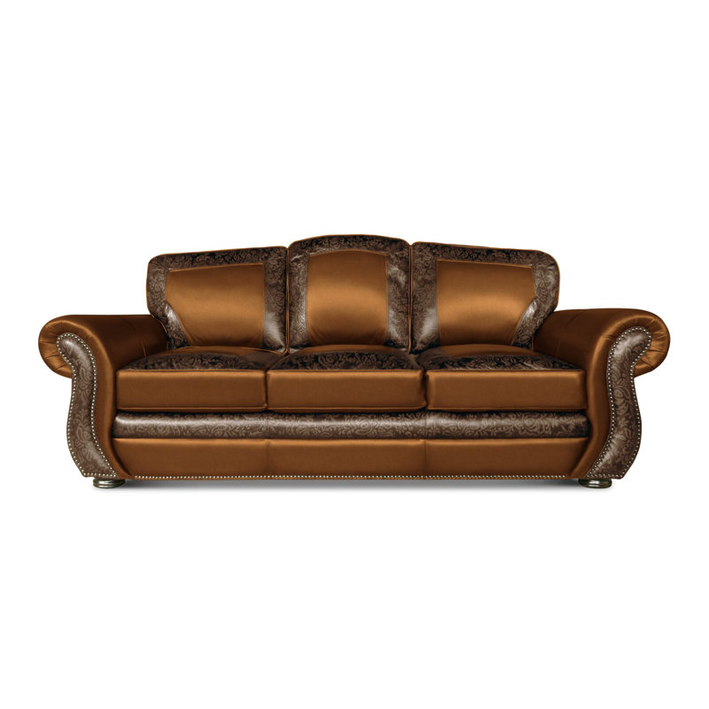 Balentine Leather Sofa, Polo (Maestro Artisano), Yes, Espresso