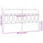 Vidaxl Metal Replace Headboard-101181725-101181734
