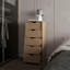 Commode 5 tiroirs pour chambre de bébé et chambre de bébé - Rangement moderne peu encombrant
